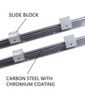 Heavy Duty SBR12 300mm Linear Rail Kit With Two Rails And Four SBR12UU Carriage Blocks For DIY CNC Routers Lathes Mills And Automated Machines