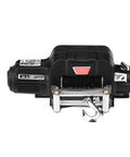 Top Tier 1/10 Crawler Winch For RC Trucks featuring Auto Electric Power Plus Control with chain hook and fairlead.