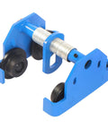 Manual Beam Pushing Trolley Up To 2200 Lbs 1 Ton For I-Beam Rails, Alloy Steel, Double Track Roller, Adjustable 65-190mm