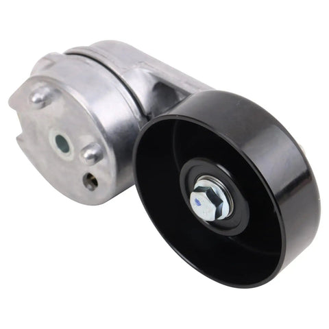 Heavy Duty Accessory Drive Belt Tensioner Kit For Trucks Keeps Engines Running Smooth Like Butter To Stop Breakdowns Cold And Save Big Dough On Truck Repairs Ready To Roll Any Time With Direct Fit Design For Long Life, black pulley close-up