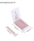 4 Pack pH Test Strips With 320 Indicator Papers for Water Food Soil Testing, shown with dimensions