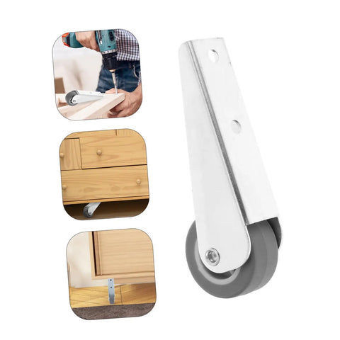 Heavy Duty Rock Solid Sliding Door Caster Wheel With Galvanized Steel Pulley For Barn And Wardrobe Tracks showcasing installation and usage.