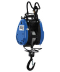 Huge 1100 Lb Electric Winch With Wireless Remote And 98 Foot Cable, Powerful 1800W Motor For Heavy Lifting Jobs In Farms Factories Docks And Mines, Solid Blue Gear.