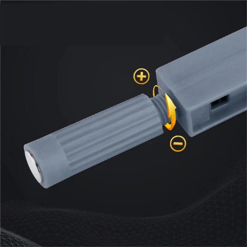 Close-up of 22 Piece Magnetic Push Latches For Cabinets No Tool Needed Easy Install Cabinet Hardware showcasing latch adjustment.