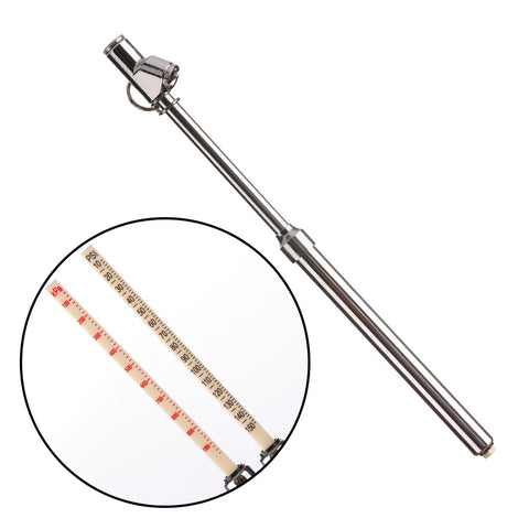 Tire Pressure Gauge With Straight On Foot Dual Head Chucks Heavy Duty Air Gauge Pro Grade 10 To 150 PSI And 100 To 1000 kPa