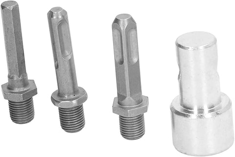 Auger Drill Adapter 1 To 3 Converter For Impact Driver And Electric Drill To Earth Auger Carbon Steel Keyless Chuck Adapter