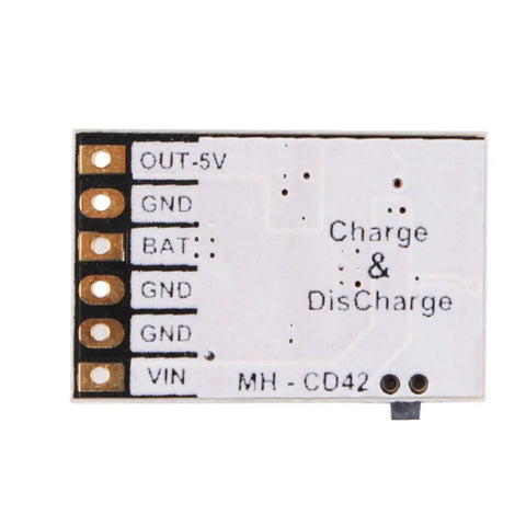 No Cap Needed On This Hella Sharp 6 Pack Of 2A 5V Charge Discharge Integrated Modules With 4 In 1 Lithium Battery Protection And Bright Level Indicator Straight Up Essential For Builds - Charge and Discharge module front view.