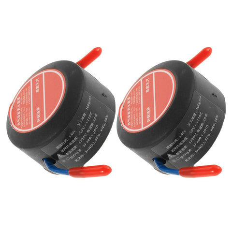 2 Pack Straight Up Automatic Aerosol Fire Extinguisher Car Engine Heat Killer No Sweat Emergency Kit shown in compact design.