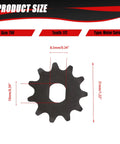 T8F Chain 11T Sprocket With Master Link Replacement For Kids Electric Scooters, 31mm OD, 10mm mount, 8.5mm width, MY1020