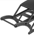 Carbon Fiber RC Chassis Frame Upgrade Kit For 1/18 Scale TRX4M TRX4 M Rock Crawler, featuring durable aluminum alloy core.