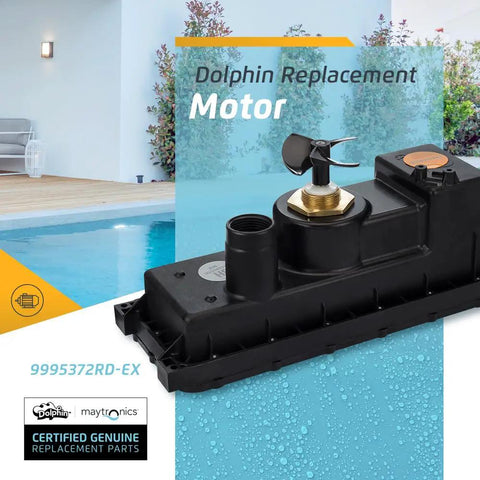 Replacement Motor Unit For Robotic Pool Cleaner 9995372RD EX Genuine Part Black Easy Install Long Lasting High Performance