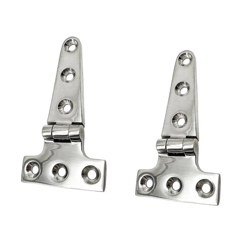 Pair of Beefy T Hinges For Doors And Gates Smooth Operation And Heavy Duty Steel Hardware With Easy Install