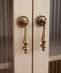 Antique Brass Cabinet Knob Set For Wardrobe Doors And Shoe Cabinets Solid Alloy Drawer Pulls In Bronze Copper Finish Heavy Duty Hardware
