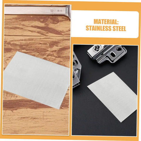 4 Piece Quick Bumper Repair Mesh Kit, Stainless Steel Car Bumper Protector Mesh For Your Ride Auto Body Maintenance