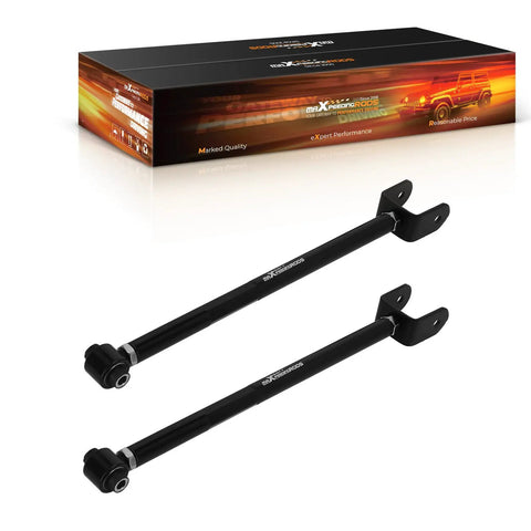 Rear Lower Camber Control Arms For BMW E36 E46 And E89 Z4 - Street-Ready Adjustable Suspension Upgrade For Better Grip And Alignment, Fits 1992-2000 E36, 1999-2005 E46, 2009-2016 Z4, Black, pair