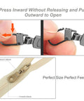 Handy Zipper Pull Replacement Kit For Small Holes With Detachable Tabs, Easy Install demonstration on zipper slider close-up