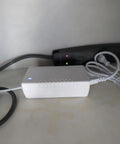 Drop-In 54V 3.9A 210W Power Adapter For UniFi XG 6 PoE Gear, Plug-And-Play Replacement White Power Supply For US-XG-6POE And USW-Ultra-210W 6/8-Port Switches, installed with cables
