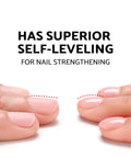 Nails using HEMA Free Rubber Base Gel Kit For Nails Soak Off UV LED Clear Sheer Gel Polish 4 In 1 Nail Strengthener And Enhancer