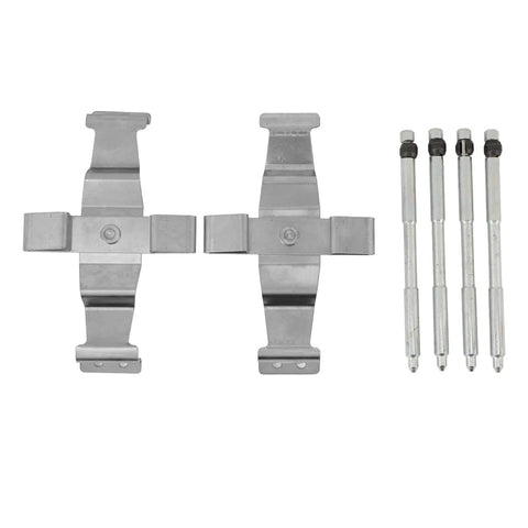 Premium Front Disc Brake Caliper Hardware Kit With Anti Rattle Clips And Pins For Perfect Fit On BMW 4 Series F32, F33, M4 And F82 Models 2013 To 2020, Delivers Smooth Stopping Power And Eliminates Squeaky Noises Right Away. stainless steel brake clips and pins set