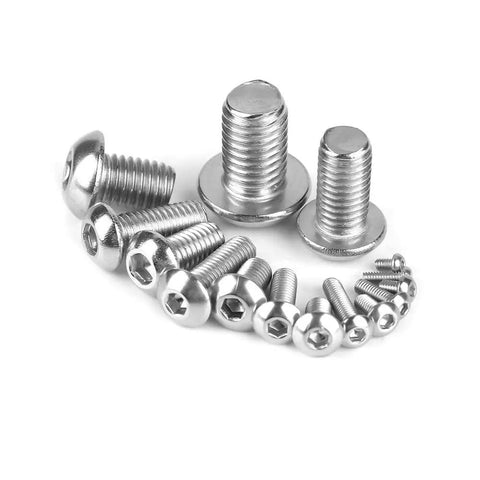 250 Piece M2 To M10 Machine Screws Set Pro Grade Stainless Steel Hex Socket Bolts For Laptop Keyboard PC Repair Electronics DIY Kit