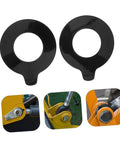 Rugged Rubber Flat Washers Kit For Excavator Pin And Digger Arm Shim Parts Two Pack Loader Arm Bushing Heavy Duty Vibration Pads To Maximize Performance And Extend Equipment Life, black rubber washers