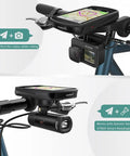 Out Front Ride Ready Bike Mount For Garmin Edge GPS Computers And XOSS G G Plus And iGPSPORT Fits 25.4mm To 31.8mm Handlebars With Headlight Holder