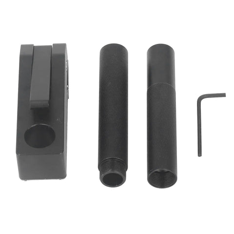 Components of Quick Acting Adjustable Bench Dog Clamp For Woodworking Benchtops 19mm Black Hold Down Clamp Workhorse Build