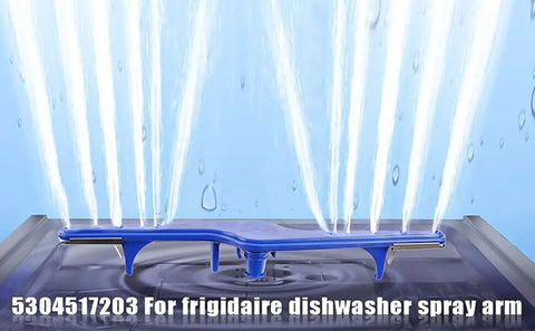 Upgrade Dishwasher Lower Spray Arm Replacement For Frigidaire And Kenmore Models 5304517203 spraying water