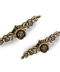 2 Pack Vintage Style Metal Drawer Pulls With Antique Bronze Finish For Dresser Cupboard Kitchen Cabinets And Furniture Hardware Rustic Retro Cabinet Handles