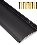 Keep Your Doors Bone Dry With This Badass Heavy Duty Aluminum Rain Drip Guard Featuring A Thickened 40 Inch Black Design.