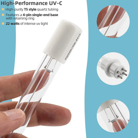 Built Tough Replacement UV Bulb For Lennox Healthy Climate UV500 UV523 With Top Shelf Germ Slashing Power And No Sweat 22 Watt Hvac Durable Quartz Systems