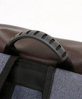 Close-up of handle on DSLR Waterproof Camera Backpack With Large Capacity Anti Theft Design For Pro Photogs and Photographers.
