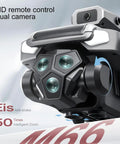 Foldable Dual 4K Camera Drone With 5G Transmission And Brushless Motors Under 249g close-up of dual HD cameras and lens features