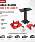 Heavy Duty Rear Axle Bearing Puller And Installer Tool Kit For 1995 To 2020 Toyota 4Runner Tacoma Tundra Hilux T100 Featuring Abs Tone Ring Removal Kit For Wheel Bearing Replacement Made Straight Up For Home Mechanics To Save Big Bucks, steel kit
