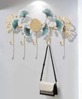 Super Slick Wall Mounted Coat Rack Keeps Entryway Looking Fresh Iron Hooks Hold Coats Bags Scarves Hats Built Tough Zero Sweat Setup with purse.