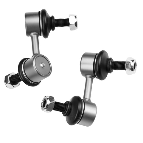 Honda Civic And Acura RSX Front Stabilizer Sway Bar Link Kit Zinc Nickel Alloy Two Pack Salt Spray Tested For 2001 To 2005 Civic Non Si 2002 To 2006 CR V 2003 To 2011 Element 2001 To 2005 Acura EL 2002 To 2006 Acura RSX K90454 K90455 front sway bar links