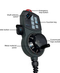 Heavy Duty Replacement Electronic Handwheel Mpg Control For Siemens 6FX2007-1AD03 And 1AD13 Models That Lets You Dial In Precision Like A Boss Without Breaking The Bank, metal CNC control pendant with emergency stop
