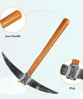 Lightweight Simulation Foam Fake Pickaxe Prop For Stage Performances And Halloween Dwarf Costumes Realistic Look And Easy To Handle