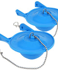 3 Inch Toilet Flapper Replacement Kit For Gerber 99 788 No Fuss Easy Install Stops Running Toilets And Leaks Rubber Seal For 3 In Flush Valve Blue Pack Of 2