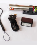 Stainless Steel LED Flashlight With 171 Lumen Output Pure Beam Focusing Optic for Flood to Spot Versatility with accessories