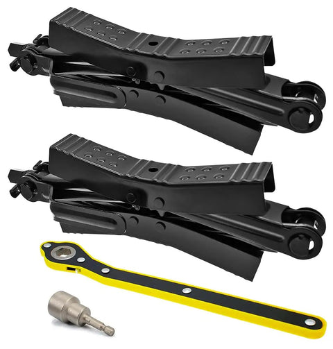 Heavy Duty Camper Wheel Chock Stabilizer For RV And Travel Trailer X Shaped Tire Locking Chocks With Wrench Quick Install