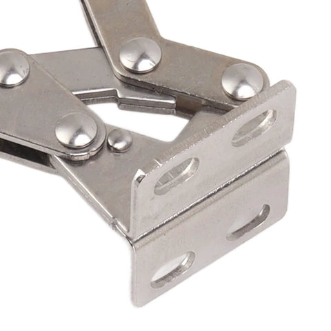 Close-up of Toggle Clamp Latch for Woodworking and Welding, One Hand Operation, Stainless Steel Push Pull Lever Fastener