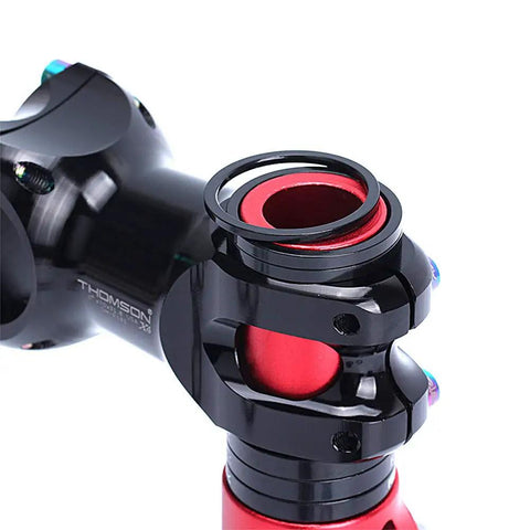 12 Piece Bicycle Headset Spacer Set For 1 1/8 Inch Threadless Aluminum Alloy Stem Spacers In 2mm 3mm 5mm 10mm Black Ride Ready Fit