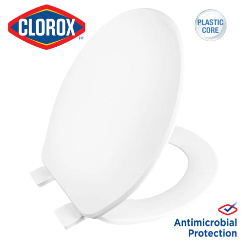 Round Premium Plastic Toilet Seat Featuring Durable Swivel Hinges And A Rock Solid Wiggle Free Base That Ensures A No Sweat Install And Reliable Daily Performance For Every Bathroom