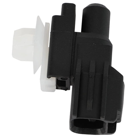 A-Premium air temperature sensor, black plastic housing with white connector clip, front view