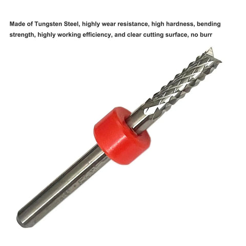 Pro Grade End Mill Set Of 12 Tungsten Steel CNC Router Bits For PCB Circuit Boards Wood Plastic Copper Engraving Milling And Drilling 0.5 To 3.175mm Heavy Duty Ultra Sharp Wear Resistant