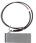 Ultimate Fuel Line Kit For Chevy Gmc 4.3L 5.0L 5.7L 7.4L C/K 1500/2500 Trucks 88-96 Total TBI Supply Return Hose Upgrade Complete Set, black fuel lines and zip ties