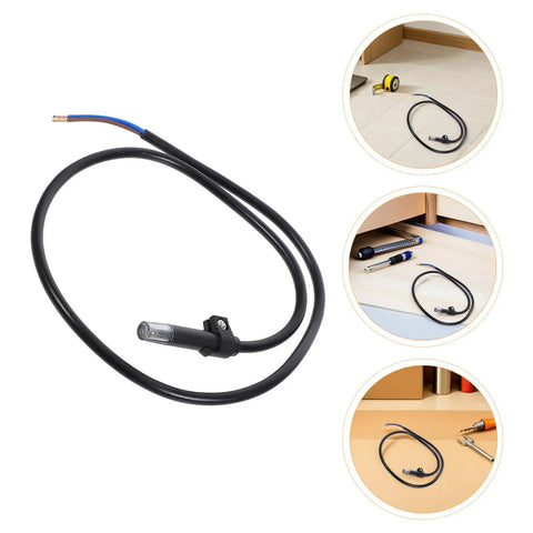 Flame Sensor Igniter Sensing Rod Kit For Boilers And Home Heating Systems, High Sensitivity Detection, Easy Installation, Low Maintenance Replacement For Furnaces And Industrial Boilers, Universal Sensor Rod For Furnace And Boiler Control, black wired sensor