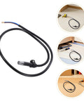 Furnace Flame Sensor Probe Rods Set With Mad Sensitivity Detection Easy Installation Universal For Boilers And Heating Systems Industrial And Home Use 2 Pack Durable Flame Sensor Tools For Reliable Ignition And Safety. black flame sensor probe with cable