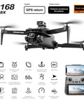 FPV Drone With 1080P HD Camera And Obstacle Avoidance, Brushless Motors, Auto Return, Altitude Hold, shown with remote screen
